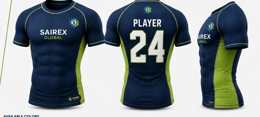 Baseball Compression Shirts — custom manufacturing by SAIREX Global