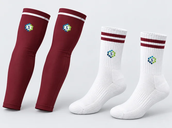 Basketball Arm Sleeves & Crew Socks detail 1