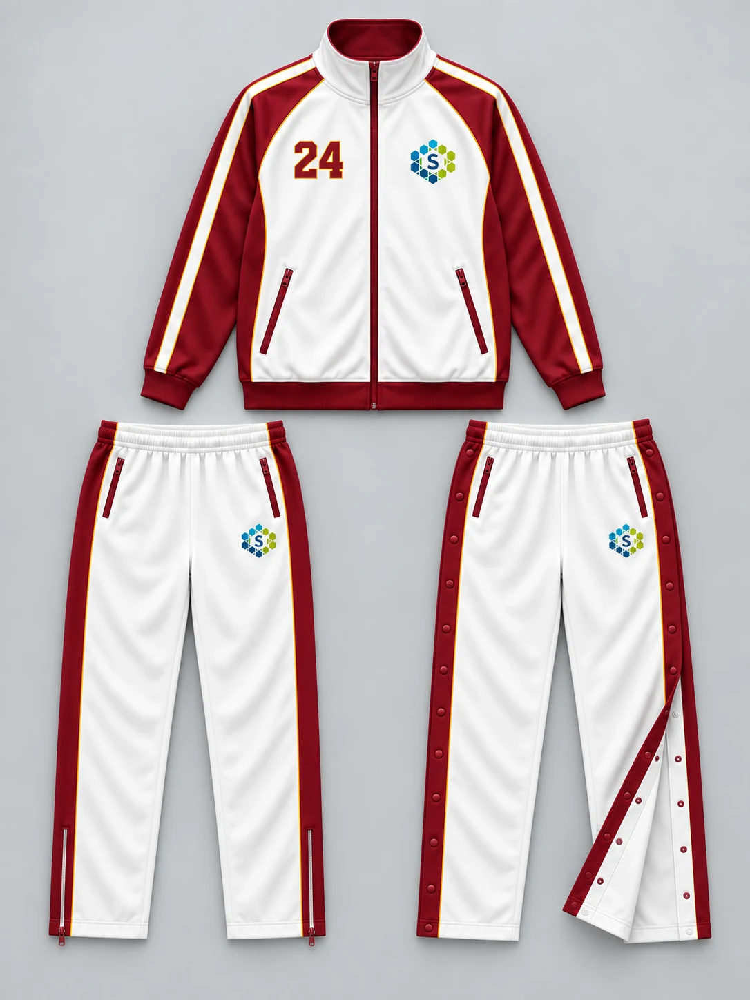 Basketball Warm-Up Tracksuits — custom manufacturing by SAIREX Global