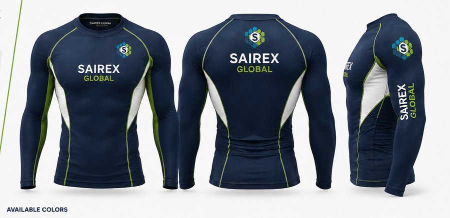Football Compression Shirts — custom manufacturing by SAIREX Global