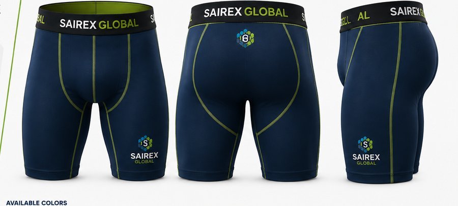 Football Compression Shorts — custom manufacturing by SAIREX Global