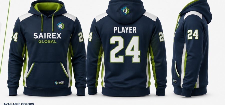 Football Team Hoodies — custom manufacturing by SAIREX Global