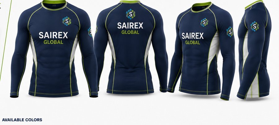 Soccer Compression Shirts — custom manufacturing by SAIREX Global