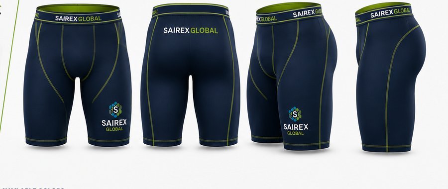 Soccer Compression Shorts — custom manufacturing by SAIREX Global
